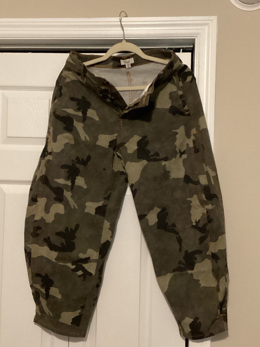 Camo Utility Pants - Olive Green Camouflage
